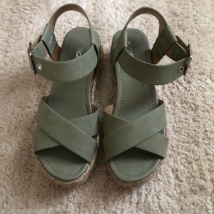 Sage Green Sandals